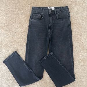 Reformation skinny jeans black or dark gray wash size 26